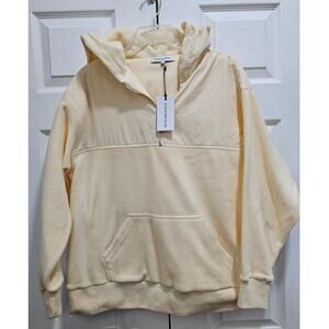 We Wore What Oversized Hoodie Size XXS/XS  yellow New